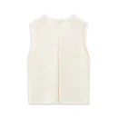 Summer V Neck Knitwear  Waistcoat Sleeveless Cotton Knitted Vest for Women
