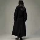 Winter Luxury Long Camel Hair Woolen Coats Double Faced Wool Trench Coat for Women
